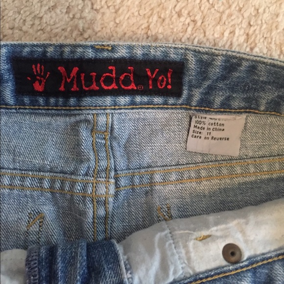 Blue jean skirt. Mud brand. Size 11 - Picture 3 of 6